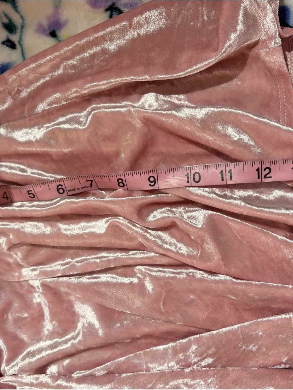 Forever 21 Velvet Pink Skater Skirt